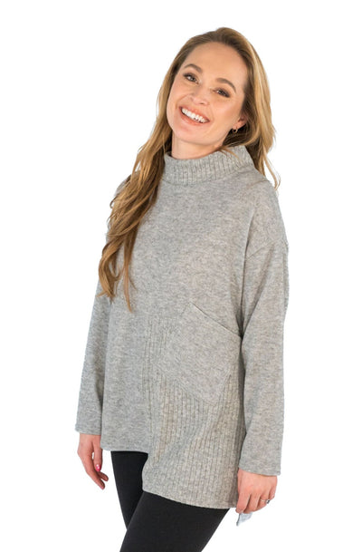 Trisha Tyler Mock Neck Sweater 