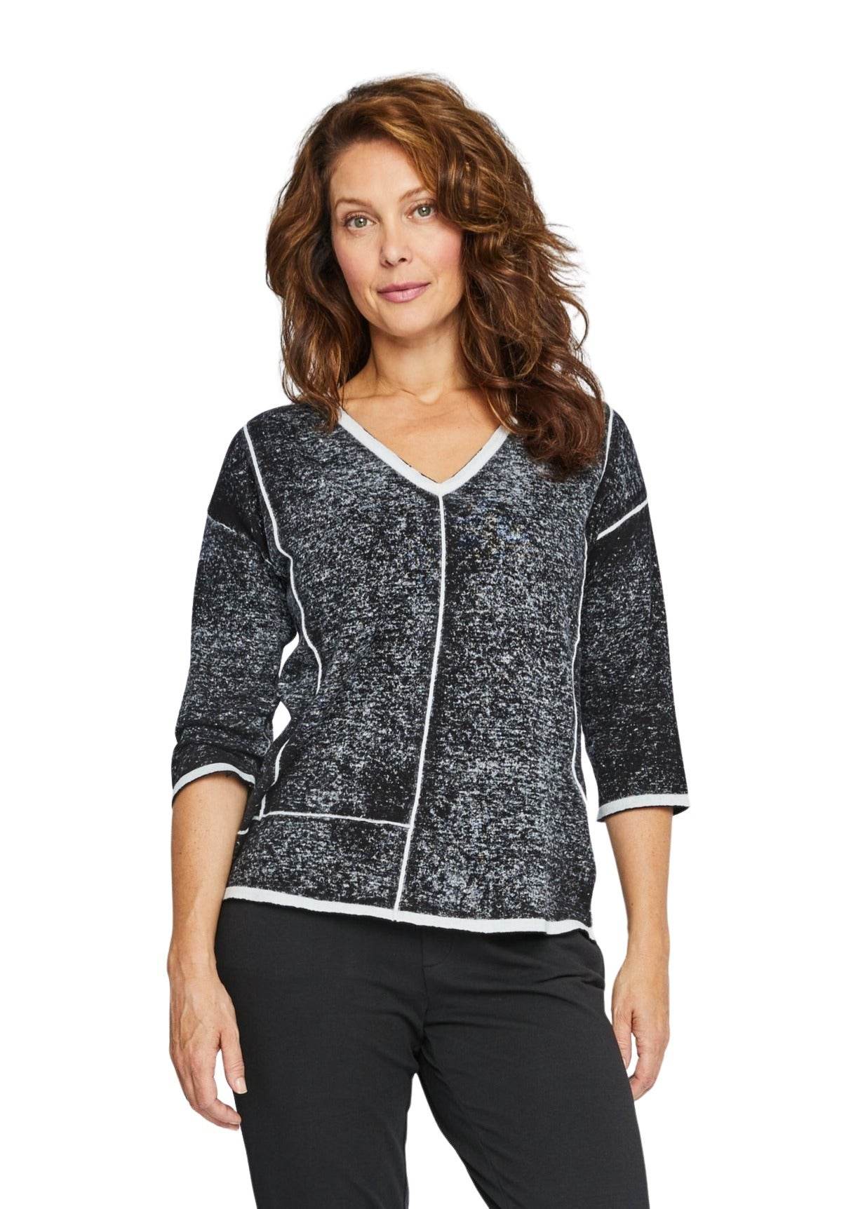 Threaded Pear Chaya Exposed Seam Terry Pullover