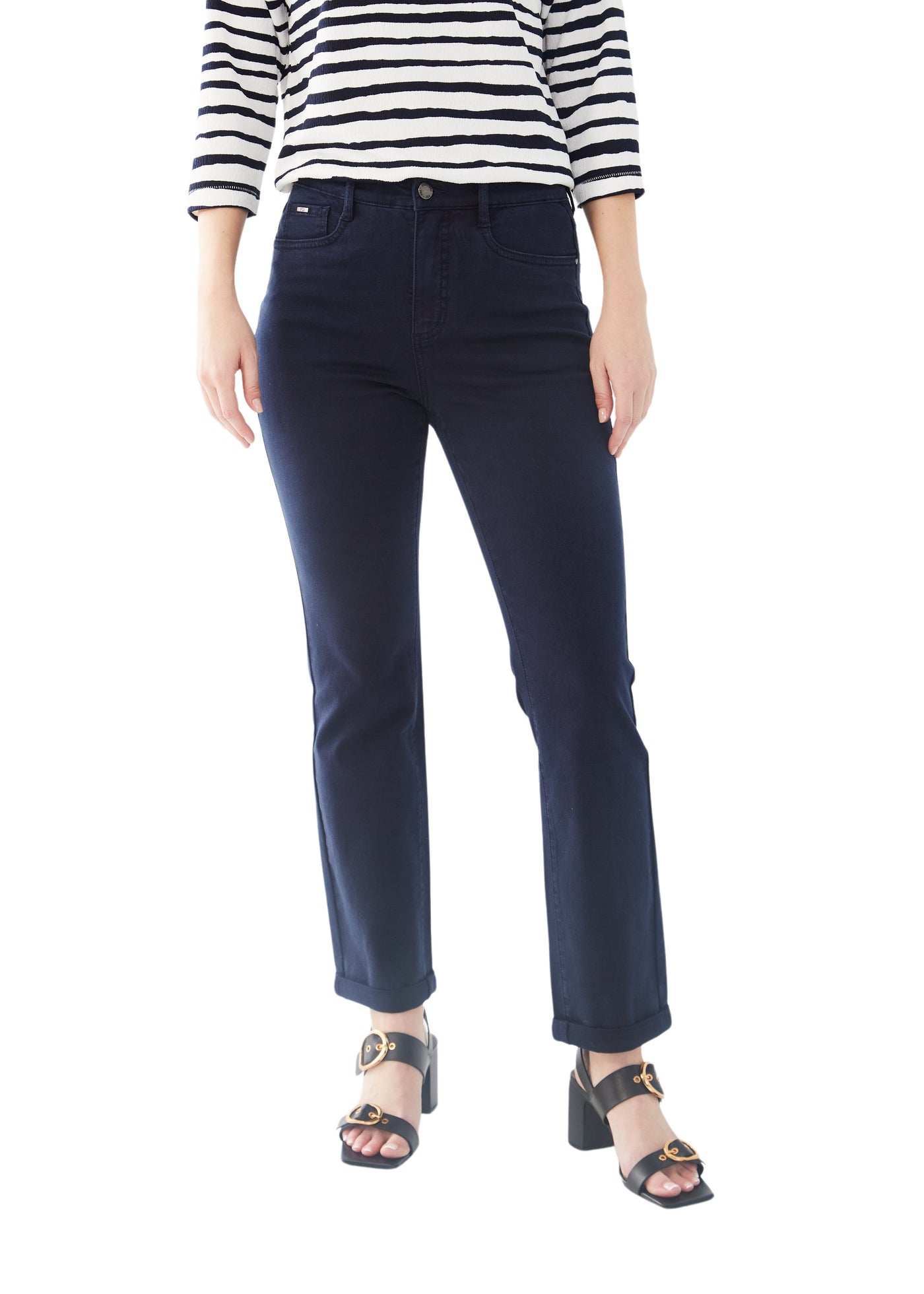 Suzanne Straight Leg French Dressing Jeans