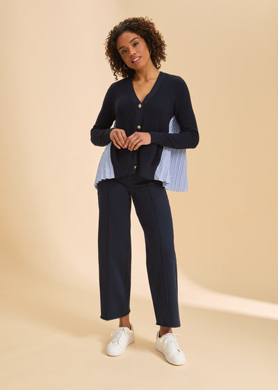 Mixed Media Cardigan French Dressing Jeans