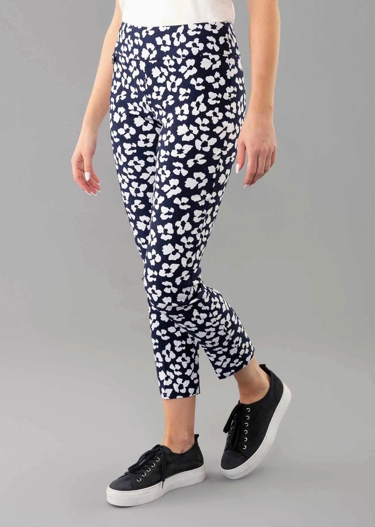 Fortuna Jacquard Ankle Pants - Dream Pants