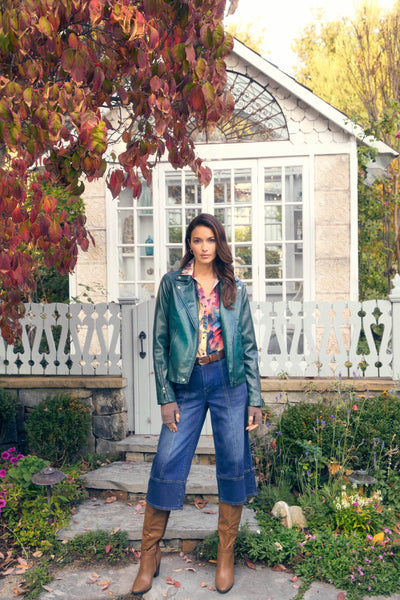 Long Sleeve Split Neck Shirt - Dream Pants