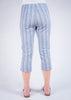 Denim Stripe 21 1/2” Thinny Capri Lisette L