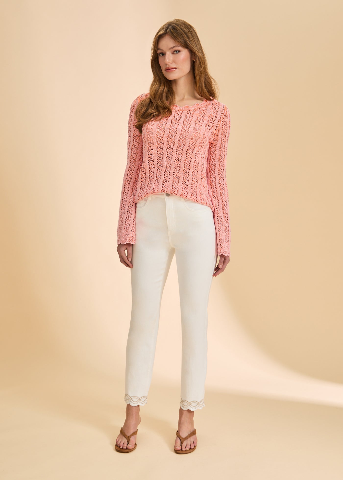 Long Sleeve Dye Sweater French Dressing Jeans