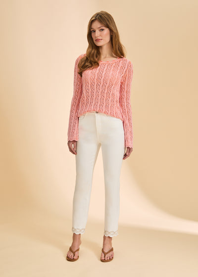 Long Sleeve Dye Sweater French Dressing Jeans