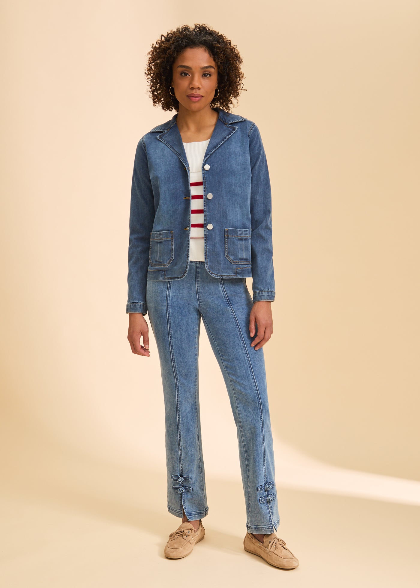 Denim Blazer Jacket French Dressing Jeans