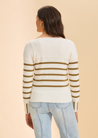 Long Sleeve Stripe Sweater French Dressing Jeans