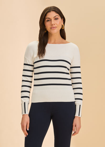 Long Sleeve Stripe Sweater French Dressing Jeans