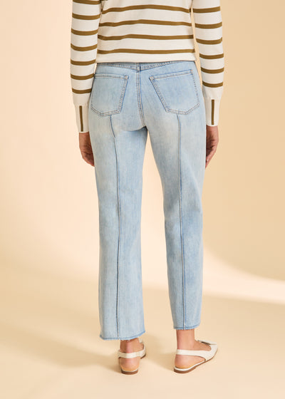 Olivia Crop Wide Ankle French Dressing Jeans