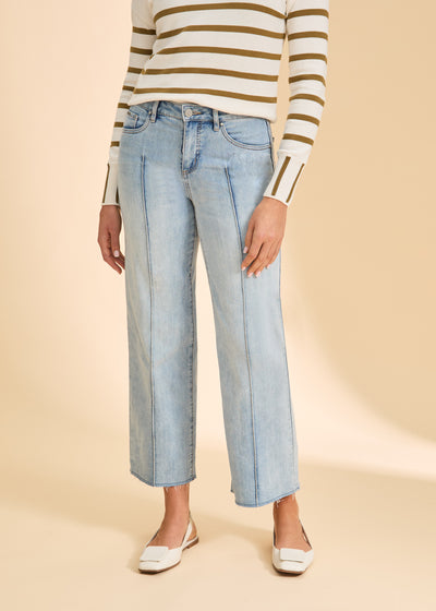 Olivia Crop Wide Ankle French Dressing Jeans