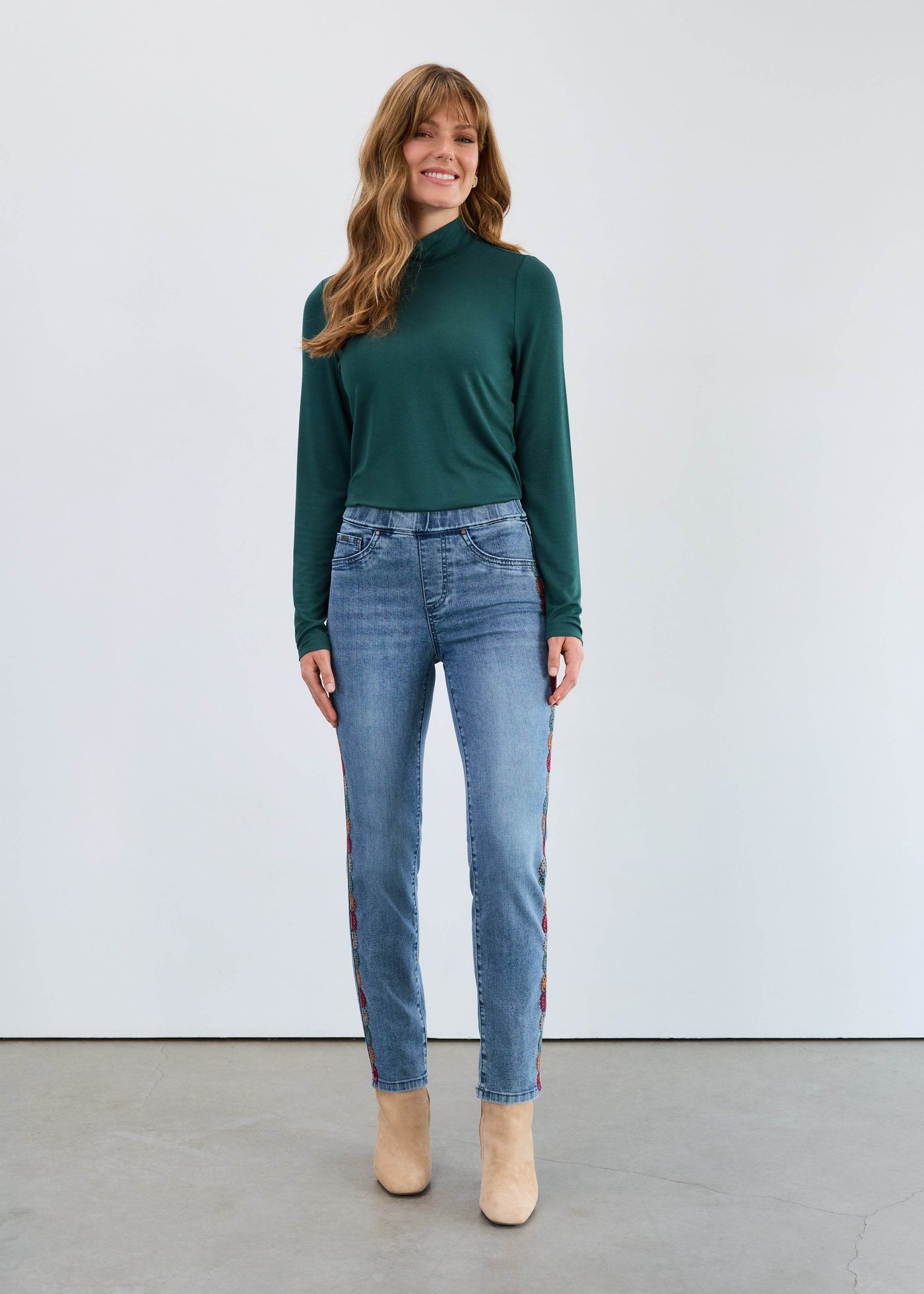 Pull-On Pencil Ankle Pants - Dream Pants