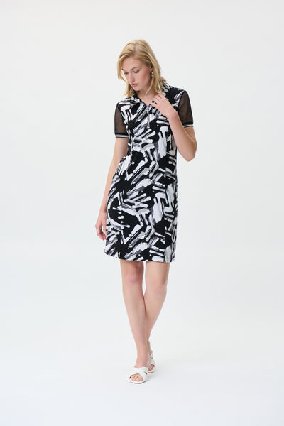 Joseph Ribkoff Printed Silky Knit Dress Style 231150 