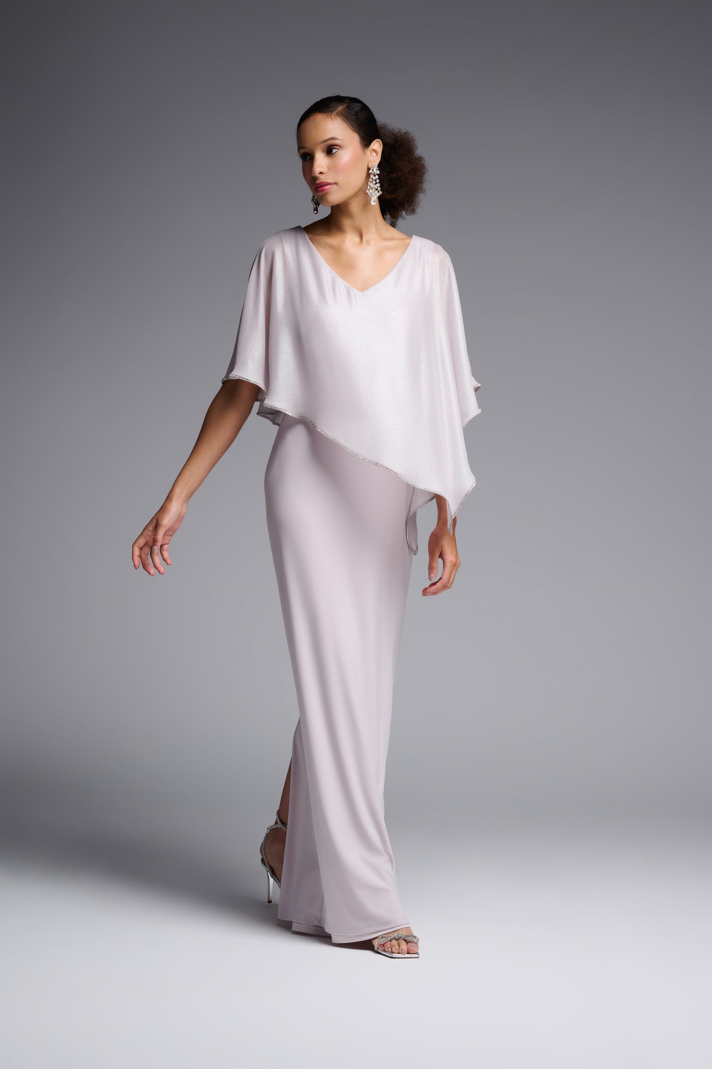 Joseph Ribkoff Cape Overlay Sheath Dress Style 231762 