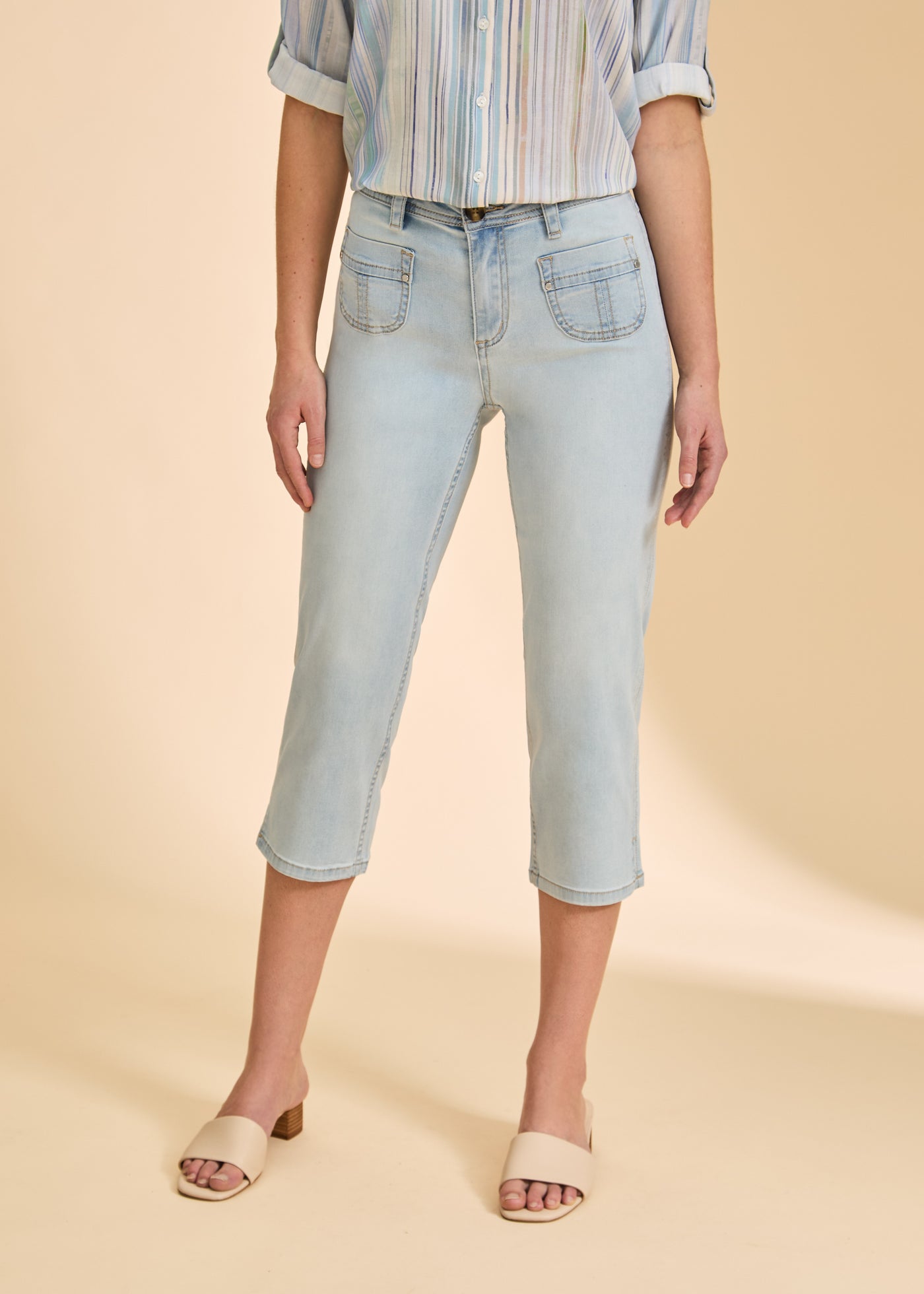 Olivia Capri French Dressing Jeans