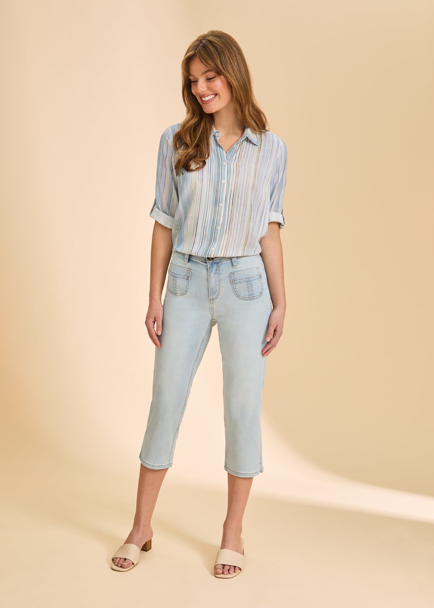 Olivia Capri French Dressing Jeans