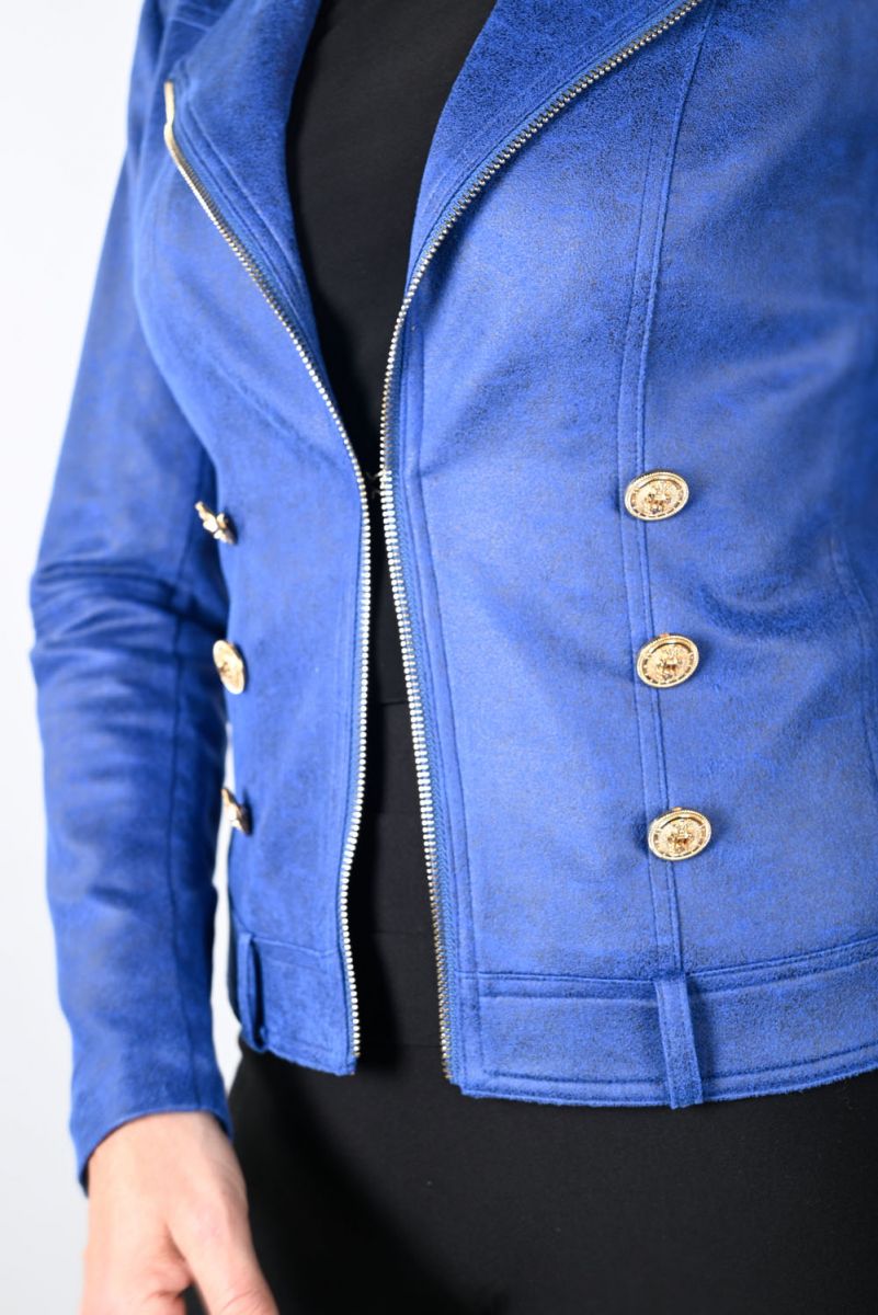 Frank Lyman Faux Leather Jacket 