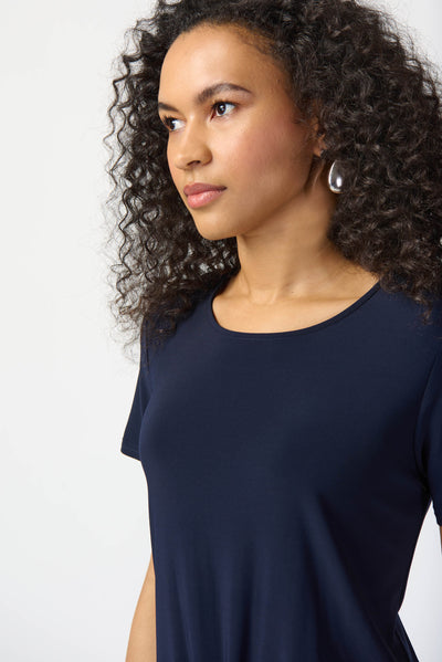 Joseph Ribkoff Silky Knit Top with Knot Detail 