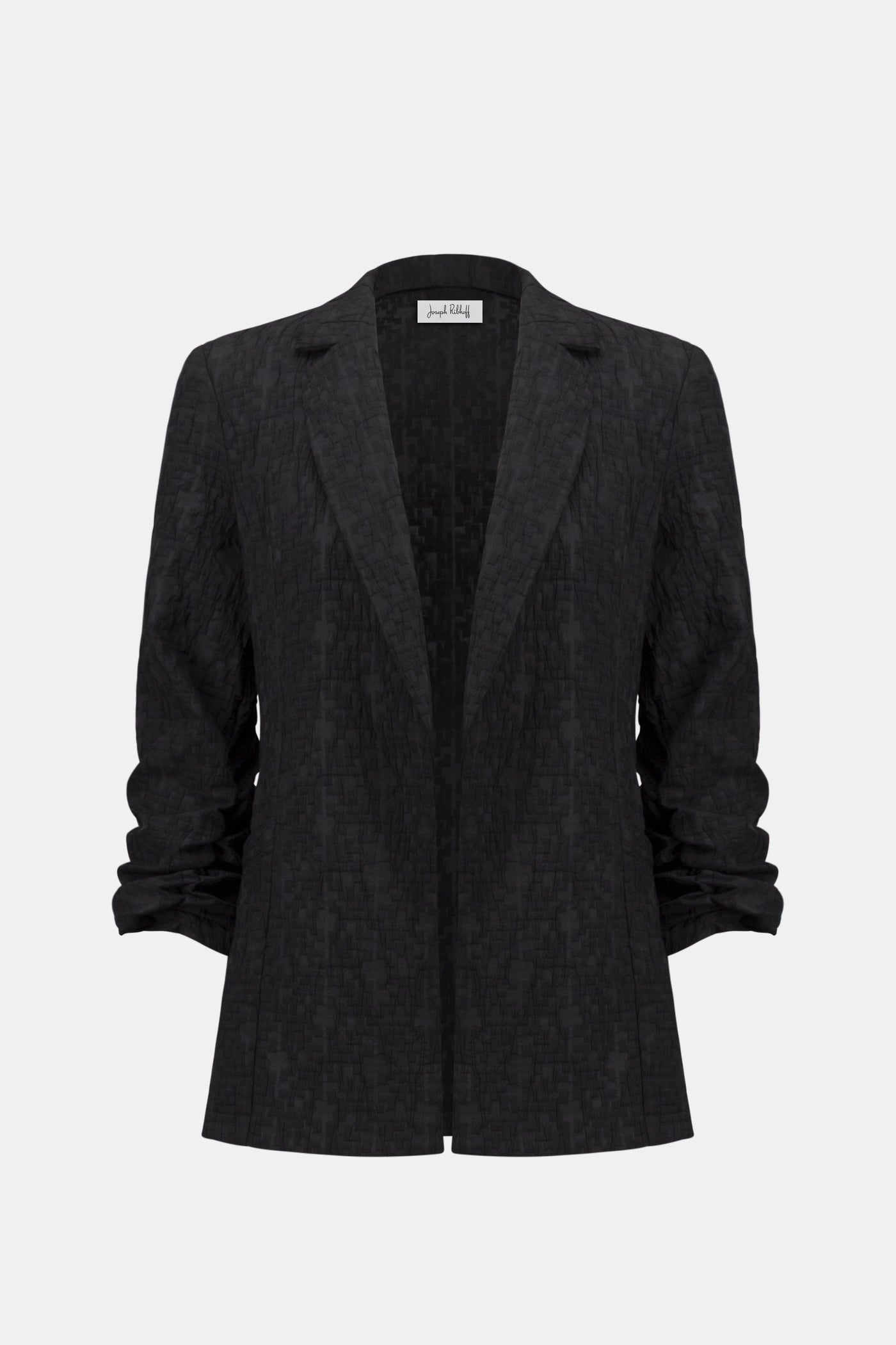 Woven Jacquard Texture Boxy Blazer Joseph Ribkoff