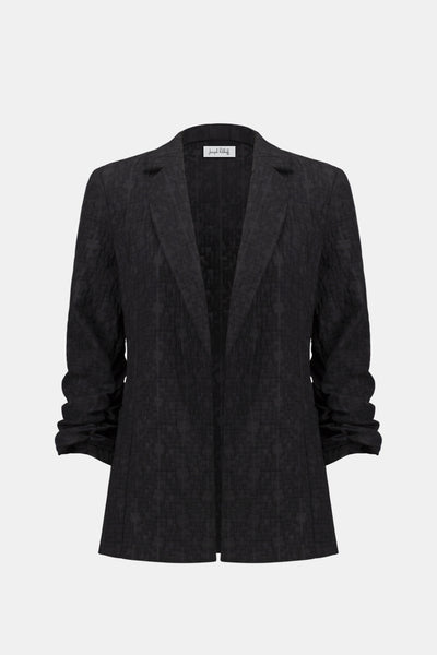 Woven Jacquard Texture Boxy Blazer Joseph Ribkoff
