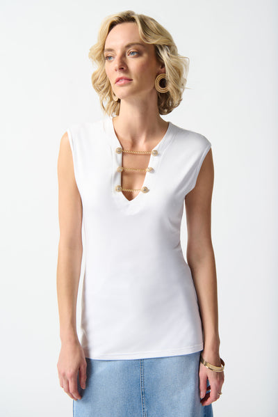 Joseph Ribkoff Bamboo Jersey Fitted Top 