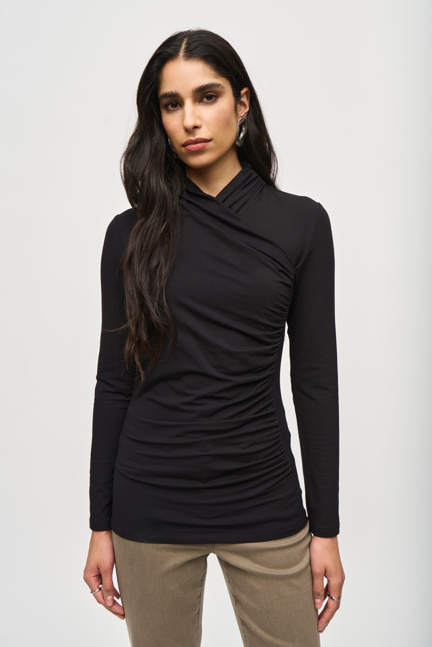 Jersey Knit Fitted Top Joseph Ribkoff
