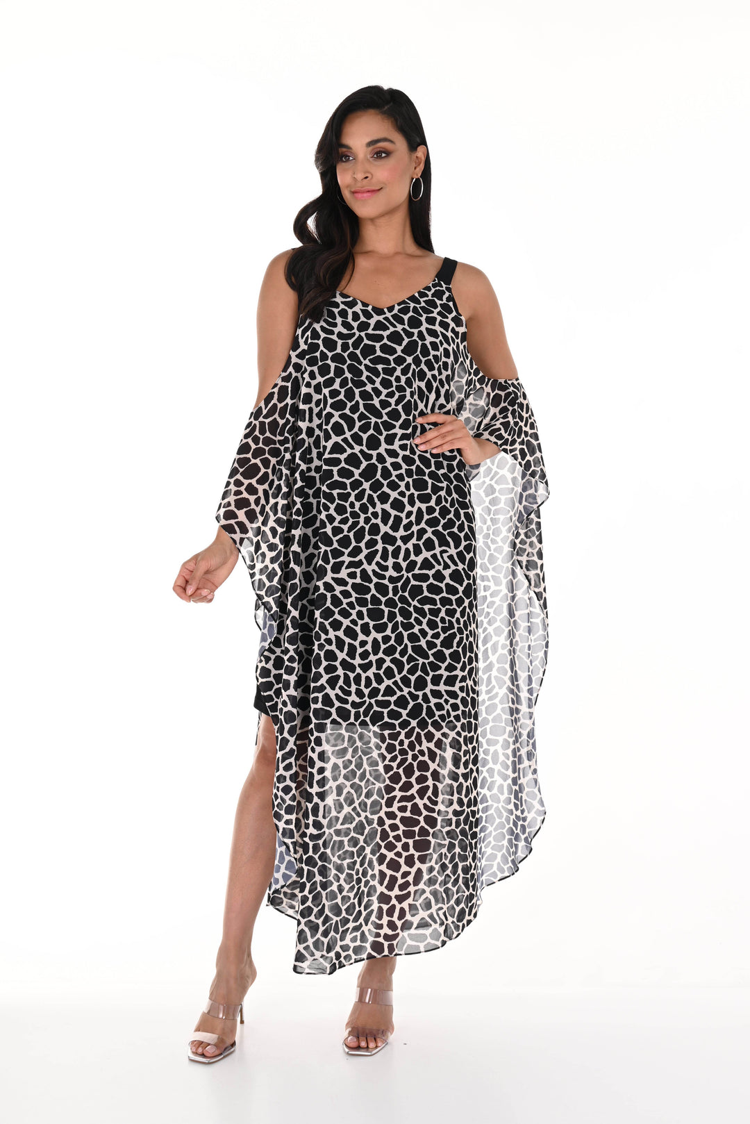 frank lyman maxi dresses Frank Lyman Giraffe Print Dress Medium
