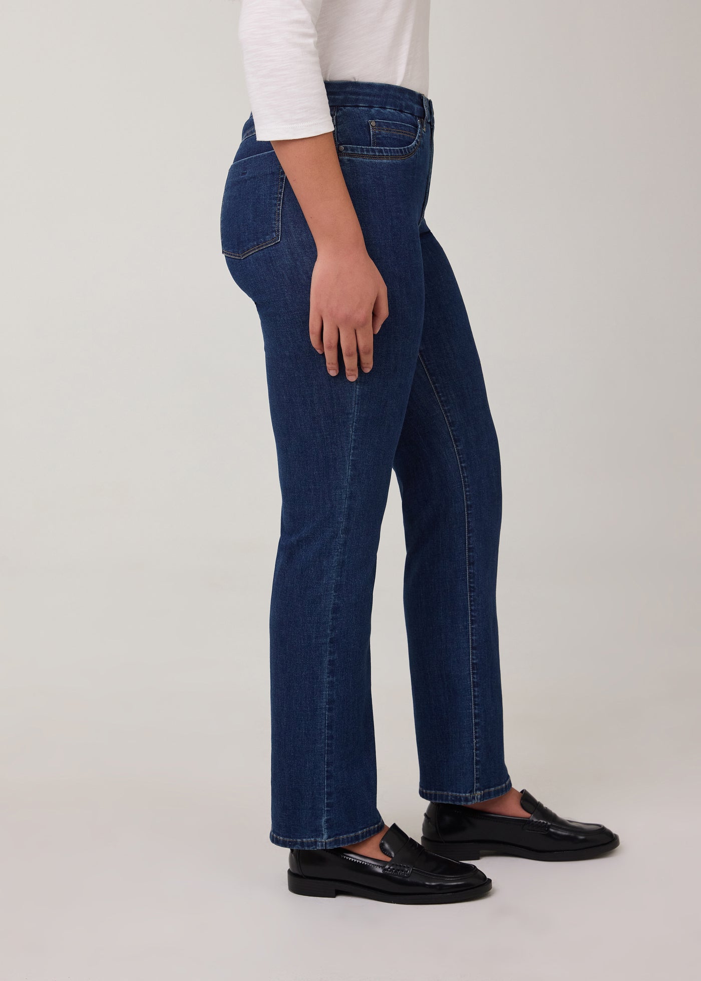 french dressing jeans Olivia Cuffed Wide Leg Denim, Light Wash seam detail and a retro inspired wide leg French Dressing Jeans Inc. Returns