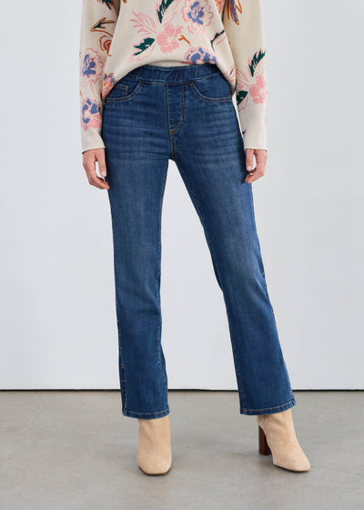 Pull-On Straight Ankle Pants - Dream Pants