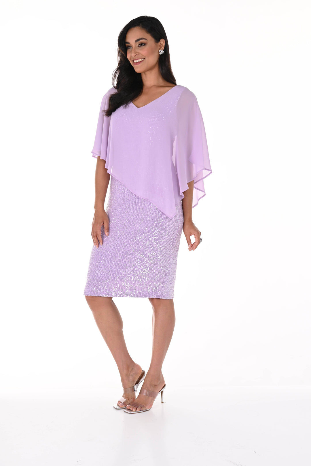 chiffon overlay dress Chiffon Overlay Dress main image 1