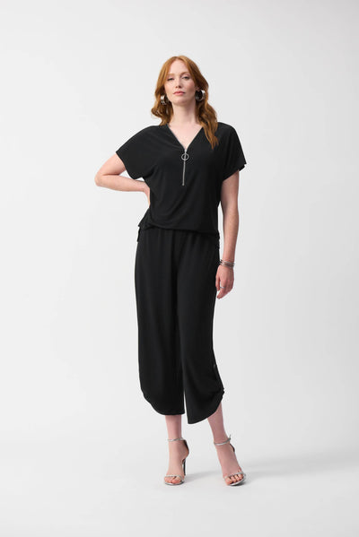 Silky Knit Culotte Jumpsuit - Dream Pants