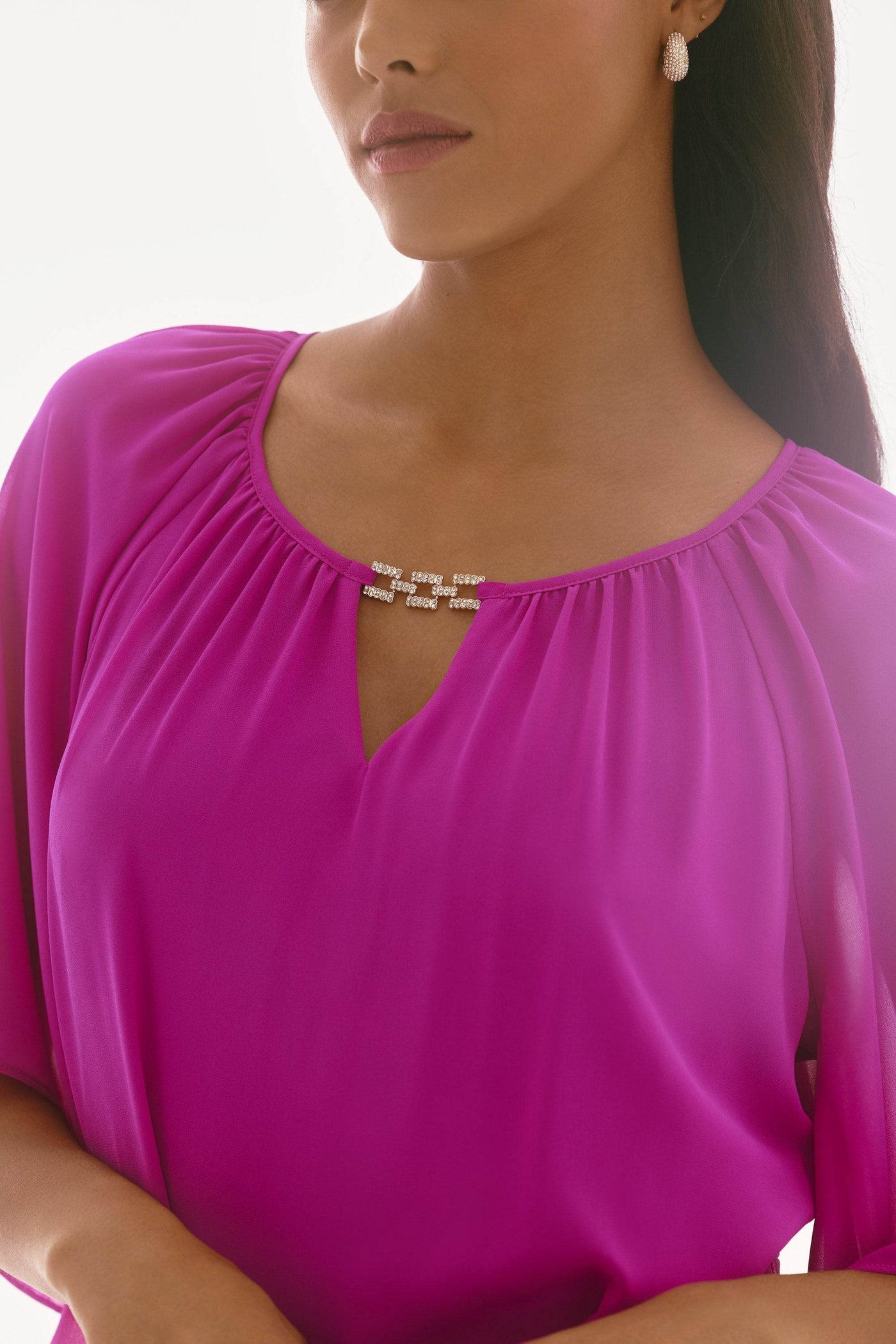 Signature Chiffon Belted A-Line Dress - Dream Pants