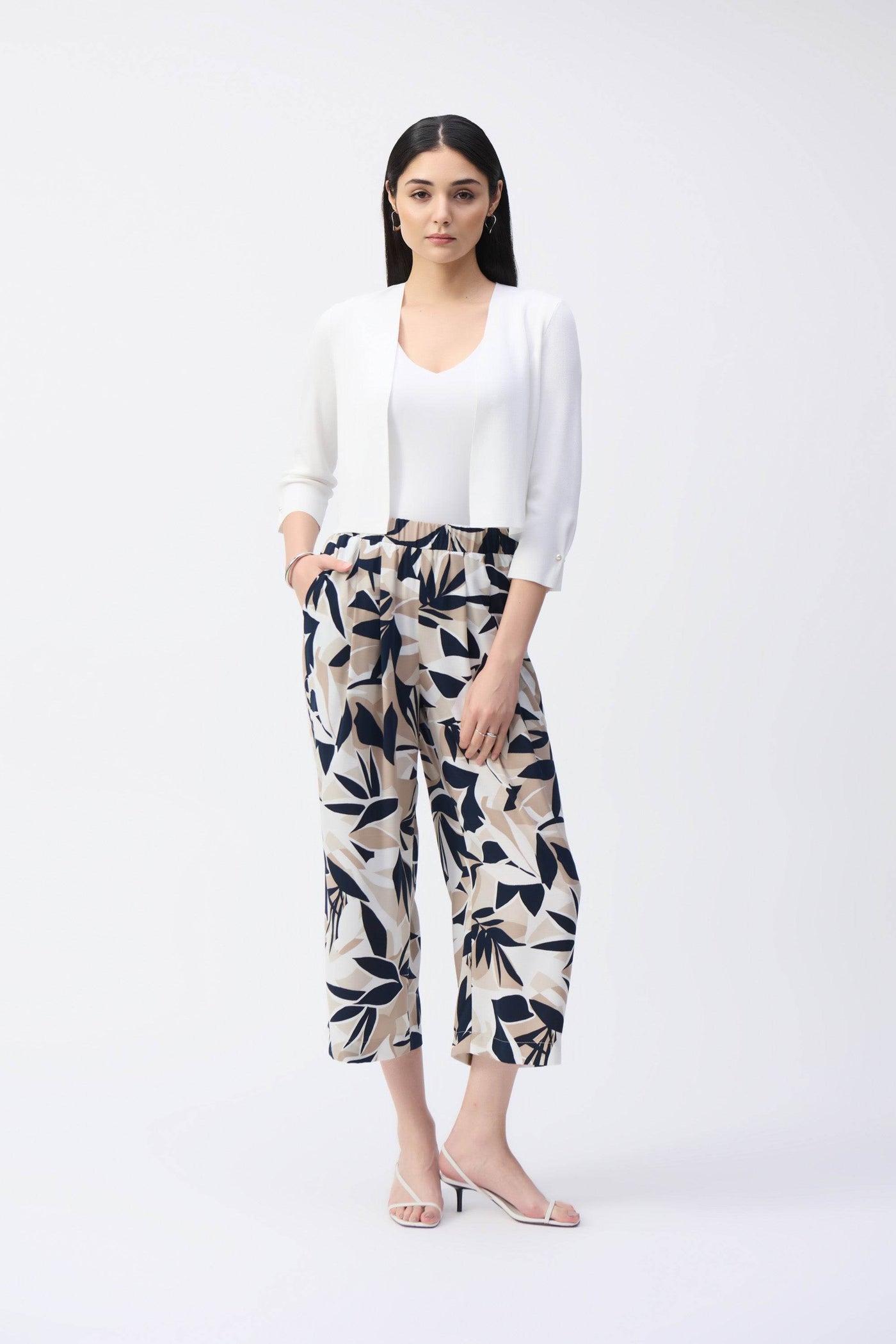 Sweater Knit Cover-Up with Pearl Ornament - Dream Pants
