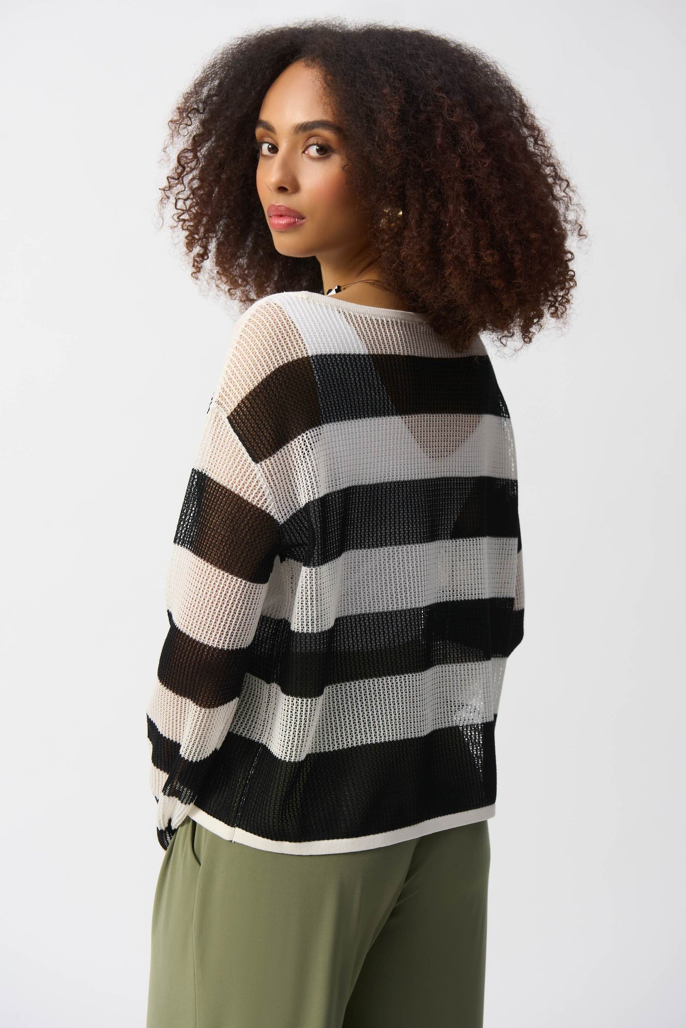Striped Sweater Knit Pullover - Dream Pants