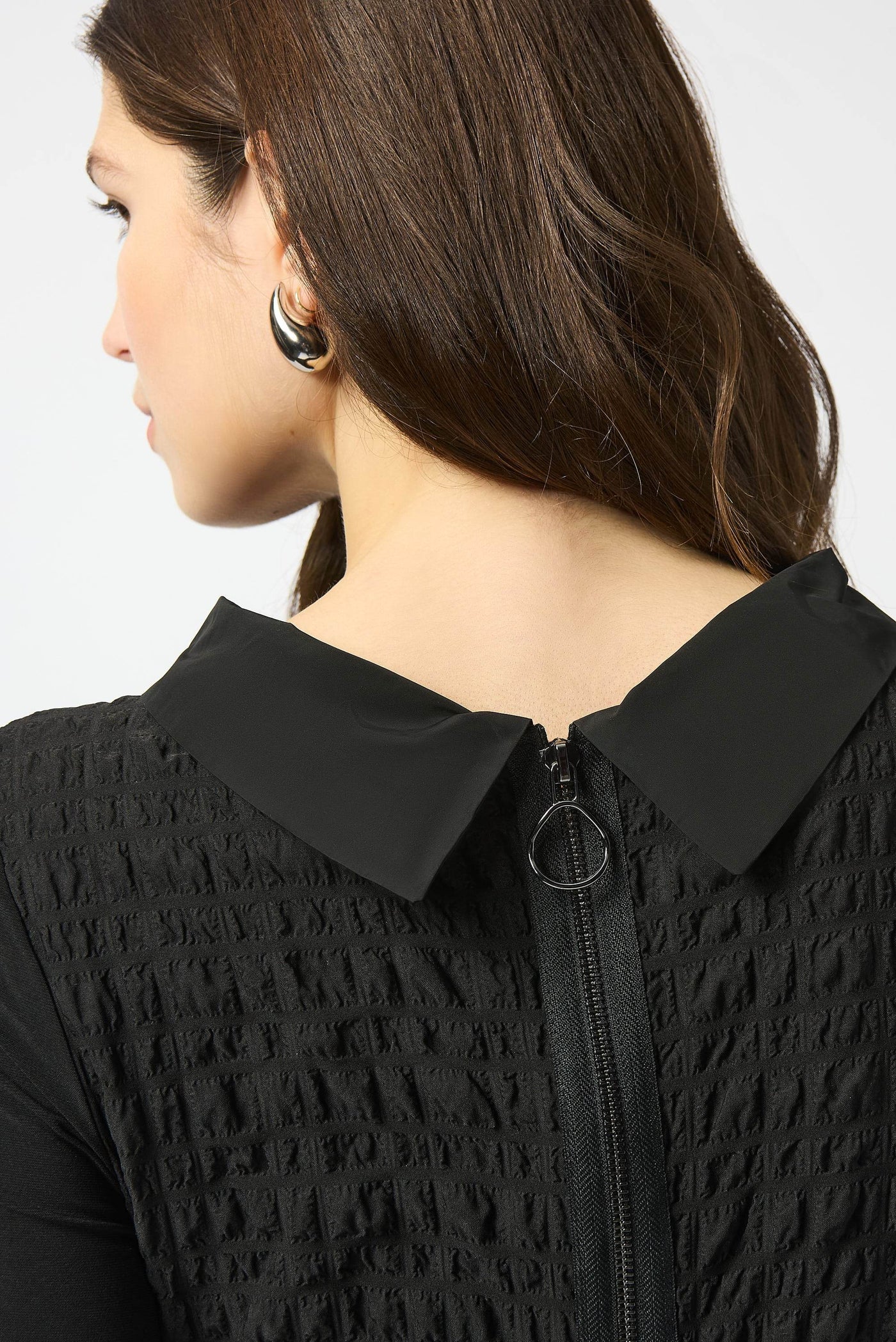 Bubble Jacquard & Silky Knit Cocoon Dress - Dream Pants