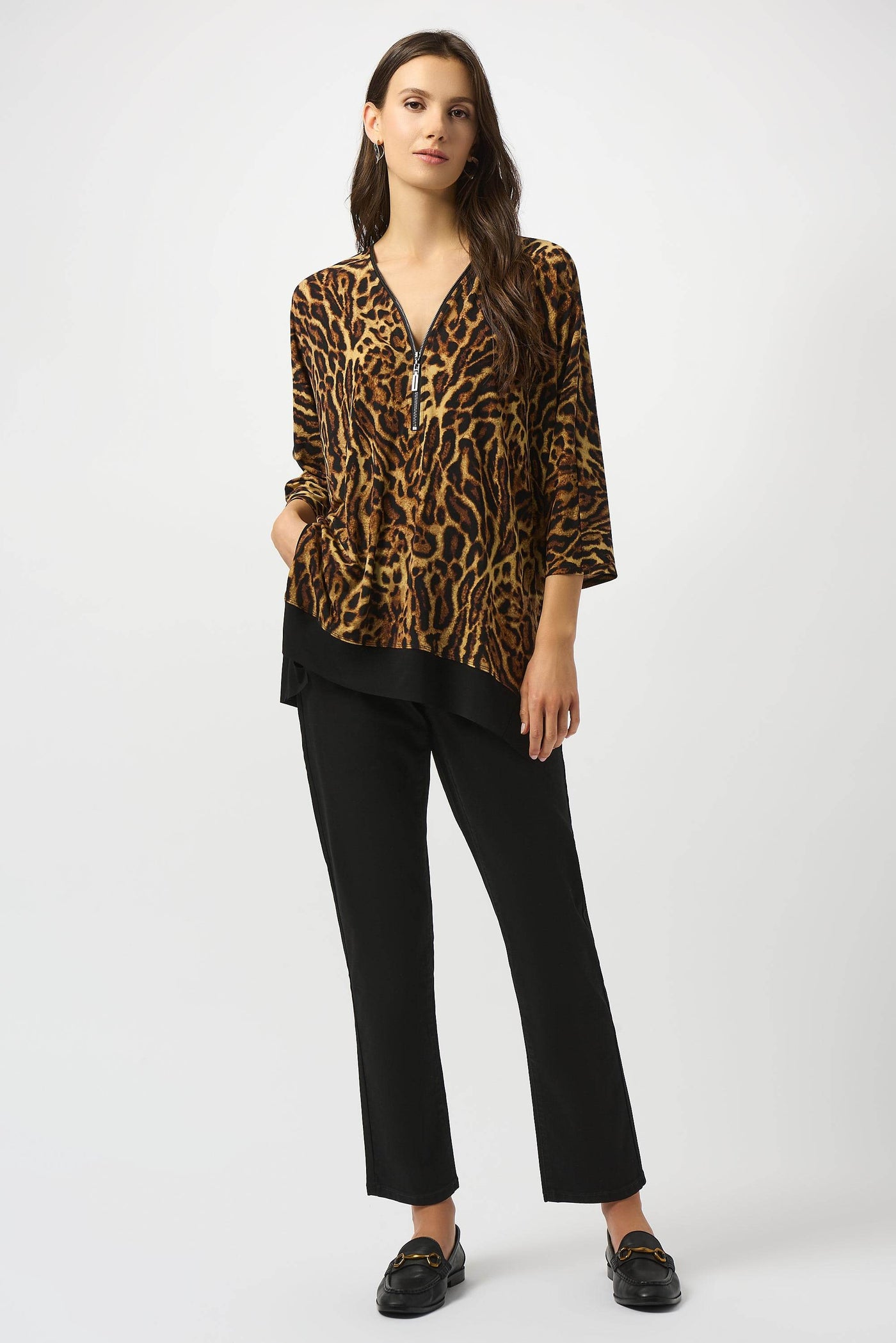 Silky Knit Printed Boxy Tunic - Dream Pants