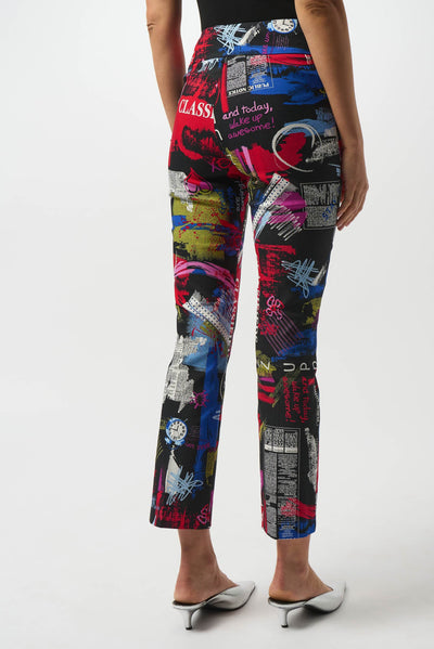 Millennium Print Straight Leg Pull-On Pants - Dream Pants