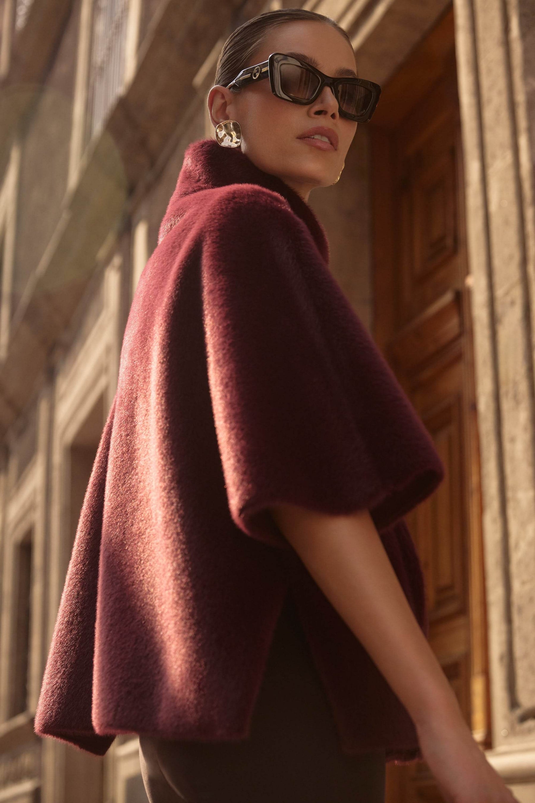 Bonded Faux Fur Suede Jacket - Dream Pants