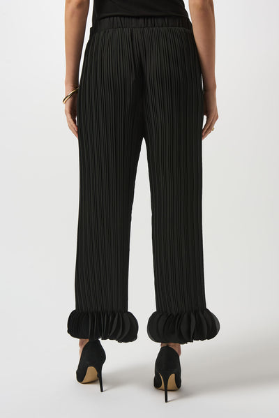 Georgette Wide Leg Pleated Pants Joseph Ribkoff