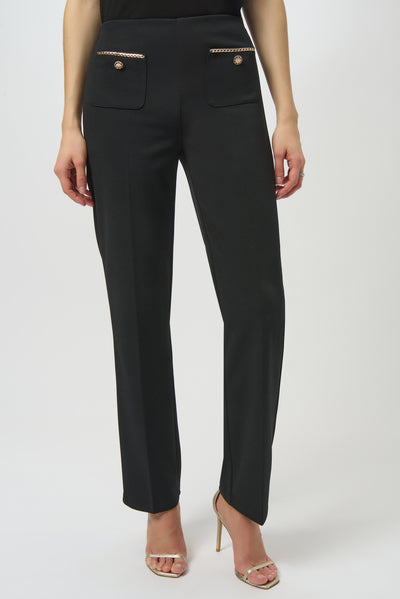 Scuba Crepe Straight Pull-On Pants Joseph Ribkoff