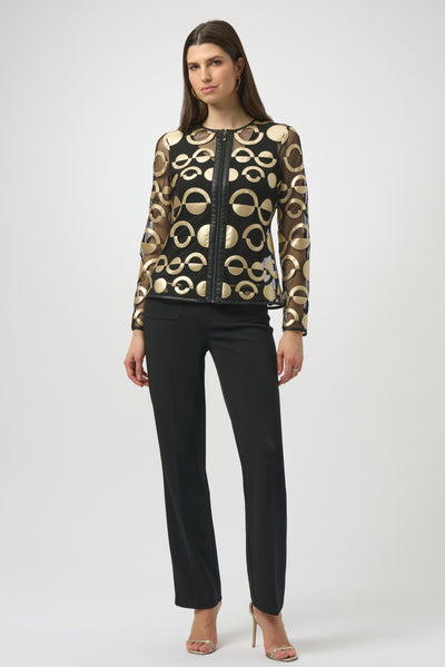 Scuba Crepe Straight Pull-On Pants Joseph Ribkoff