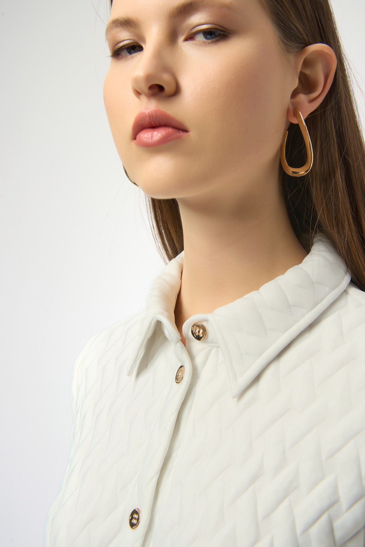 Quilted Knit A-Line Jacket Joseph Ribkoff