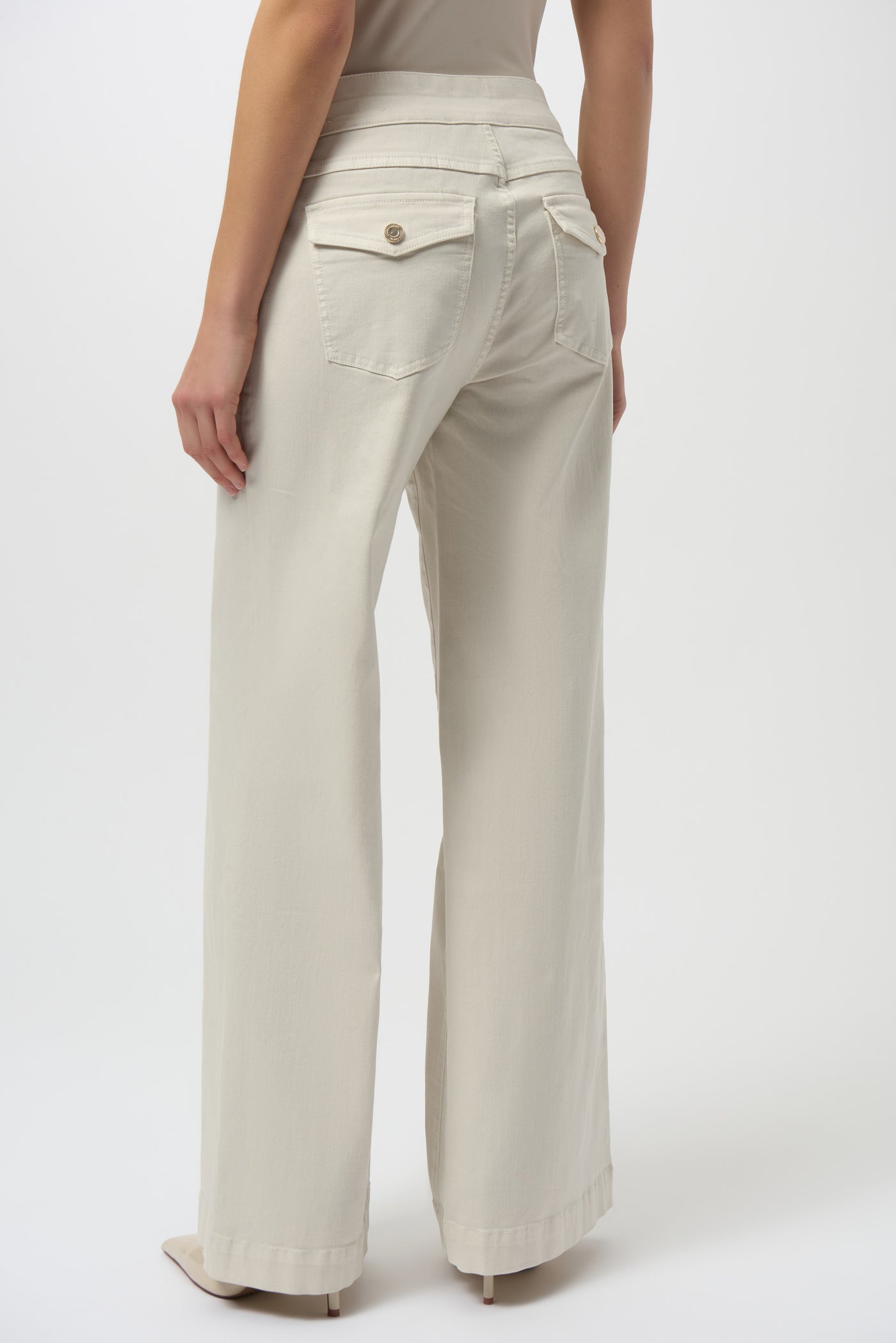 Classic Wide Leg Pull-On Jeans Joseph Ribkoff