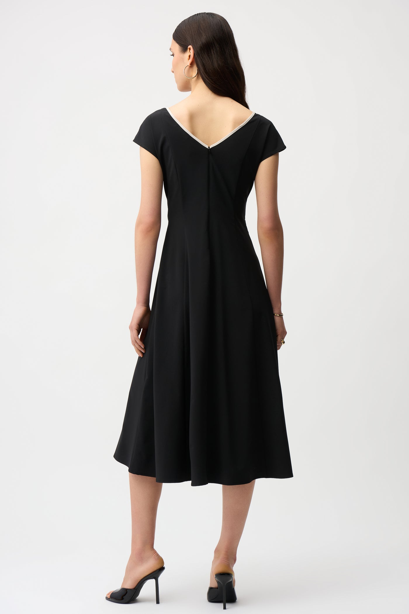 slim fit dress slacks The Banner Color block Shift Dress- Teal|Orange – Amy'Ok main image 1