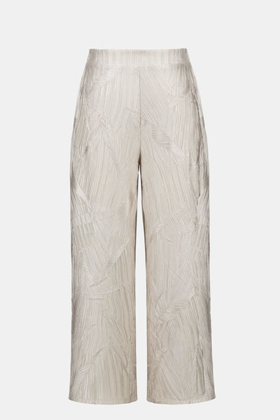 Pleated Satin Pull-On Culotte Pants Joseph Ribkoff