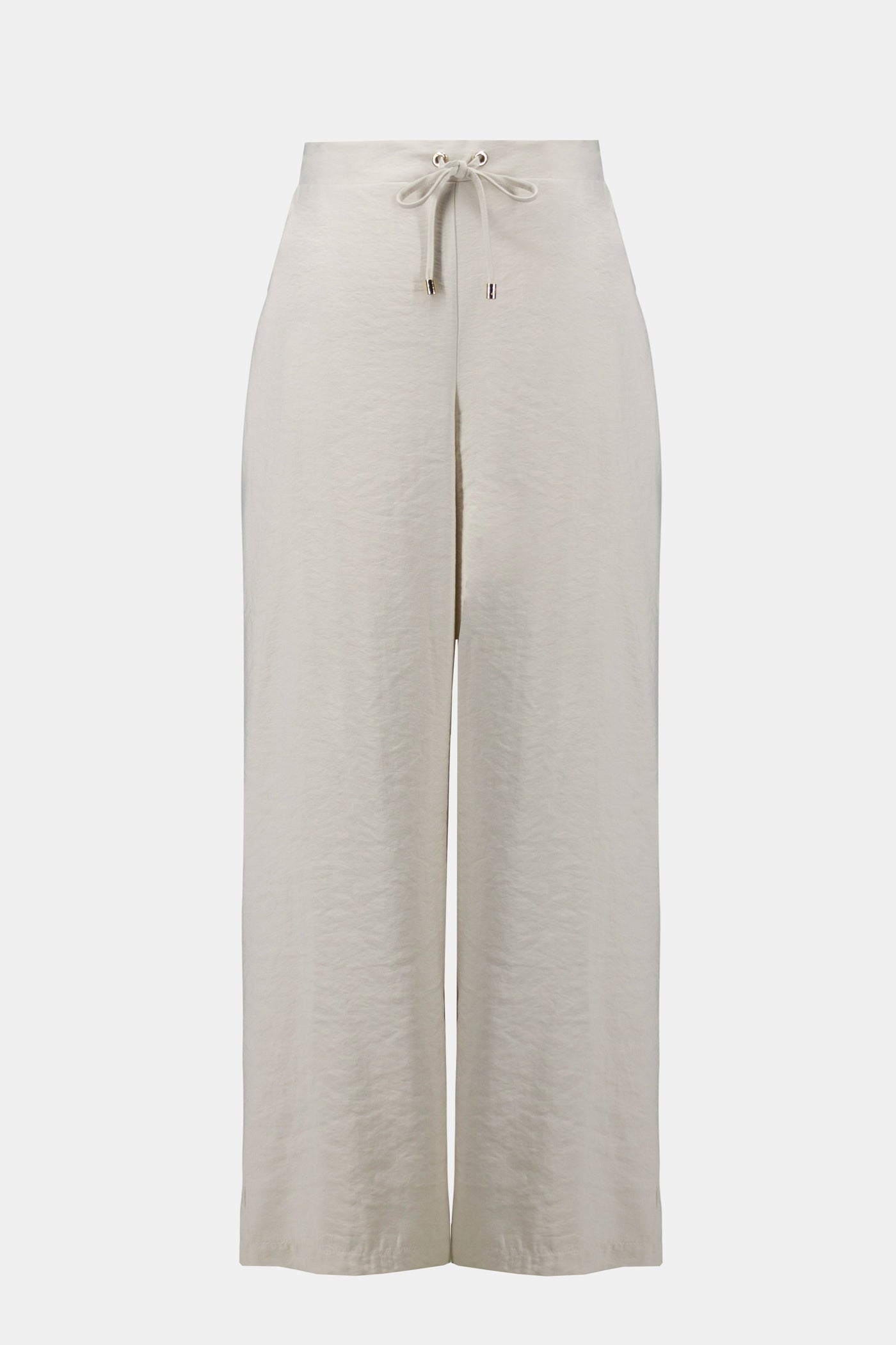 Recycled Textured Woven Wide Leg Pull-On Pants Joseph Ribkoff