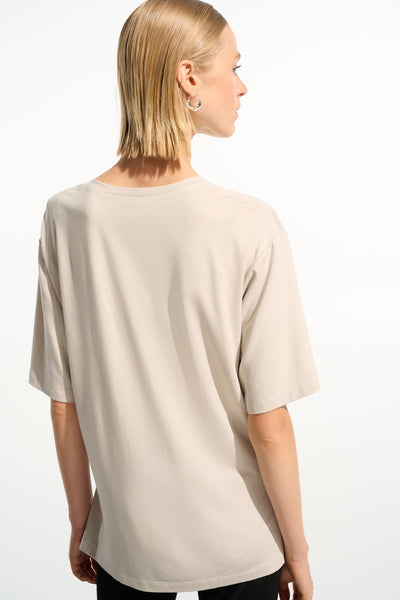 Jersey Boxy Tunic With V-neckline Joseph Ribkoff