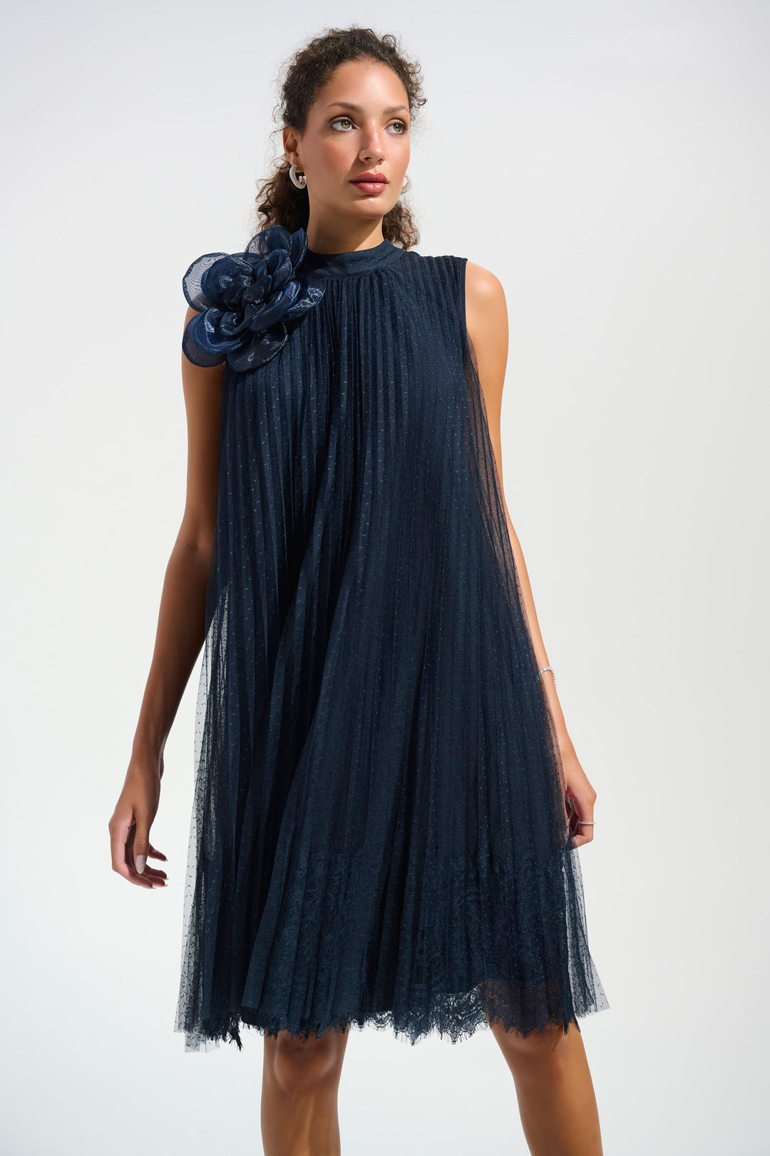 organza lace dress styles T262060 Fetching Lace and English Net Fit and Flare Gown with Square  Neckline and Corset Style Bodice with Organza Petals