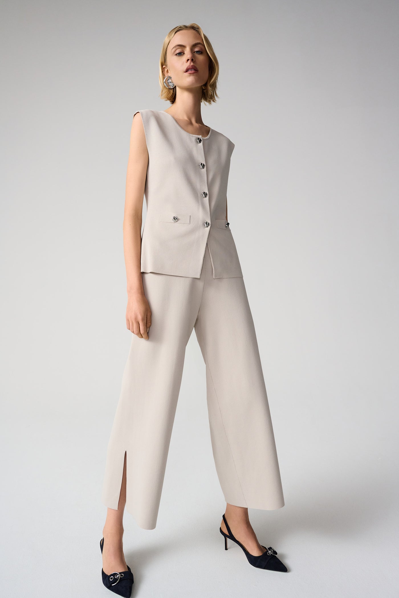 Viscose Blend Culotte Pants Joseph Ribkoff