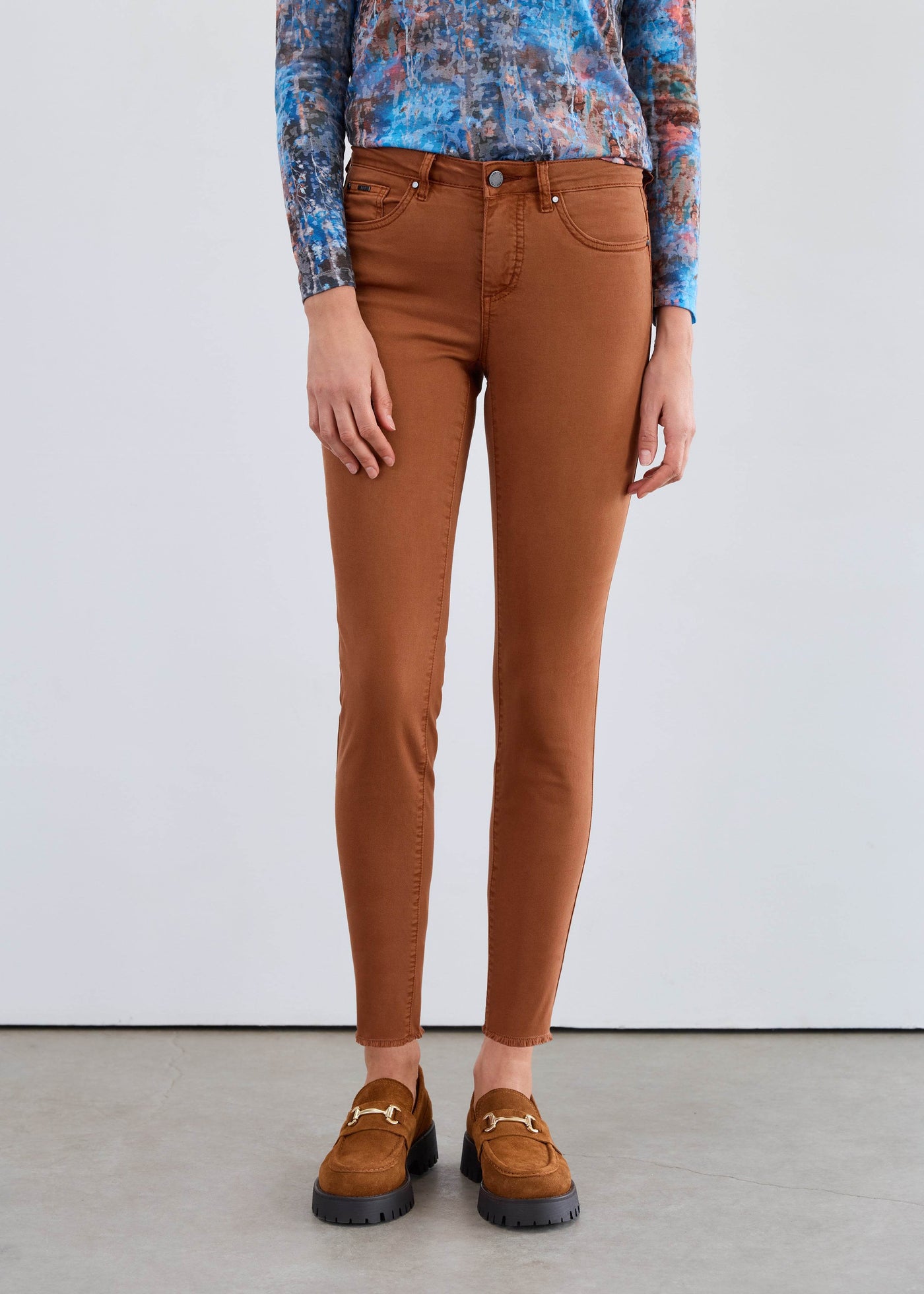 Olivia Slim Ankle Euro Twill - Dream Pants
