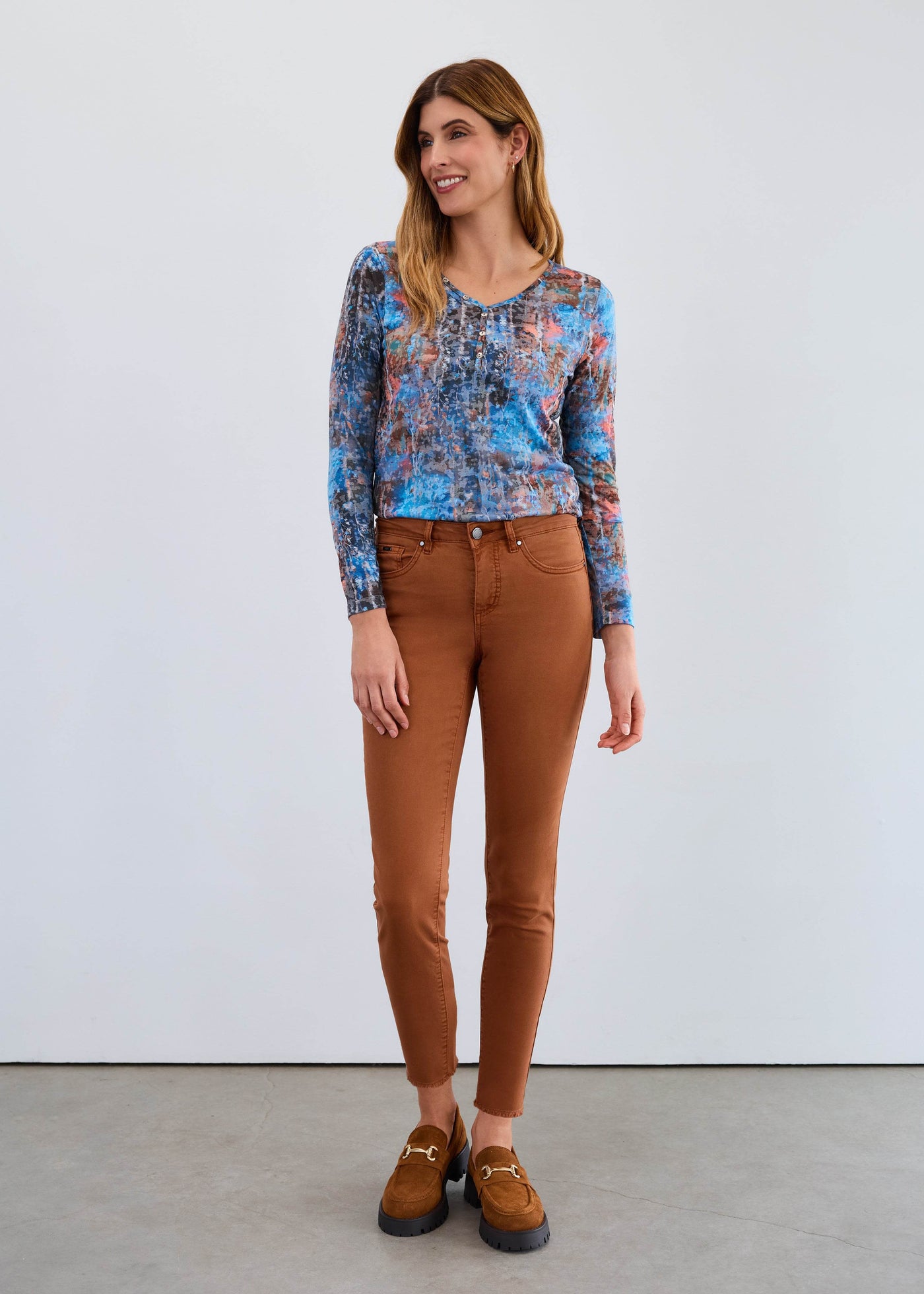 Olivia Slim Ankle Euro Twill - Dream Pants